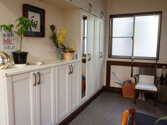 エントランスのインテリア装飾