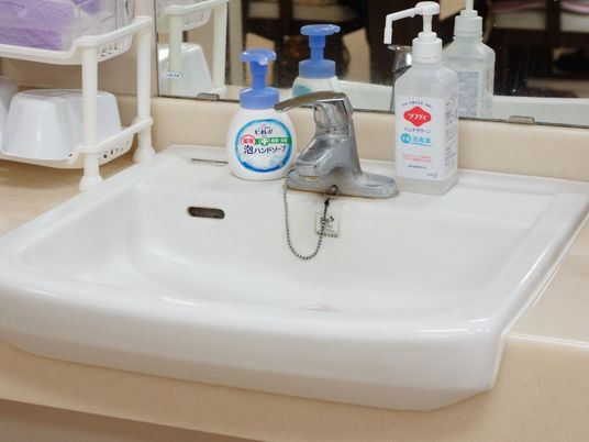 清潔な手洗い場