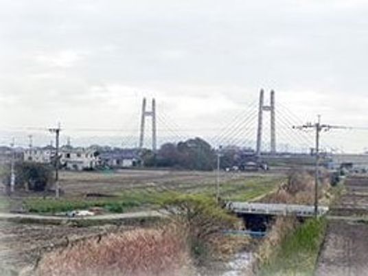 田園風景と橋