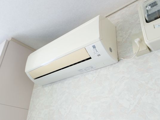 壁掛け型エアコンのアップ
