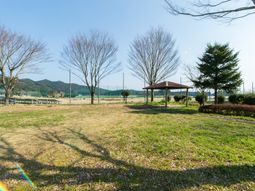 広々とした青空の中庭