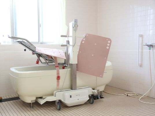 機械付き浴槽の部屋