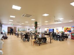 光あふれる居室共有スペース