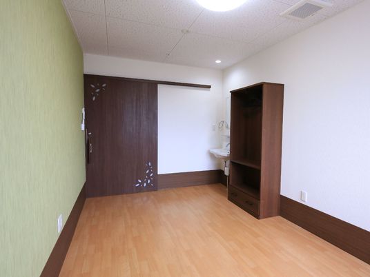 清潔な居室の一角