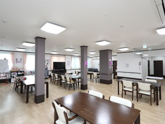 広々とした共有スペース