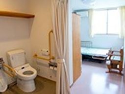 バリアフリーのトイレ付居室