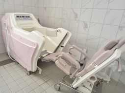 先進的な浴室設備