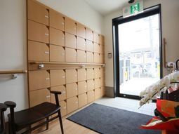 エントランスの郵便受け