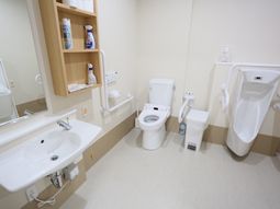 清潔な手洗いトイレ