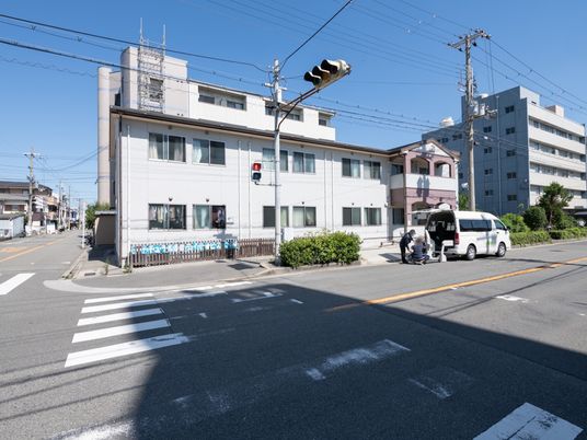 エントランス前の風景