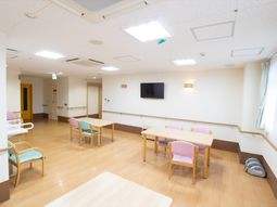 明るい共有スペース