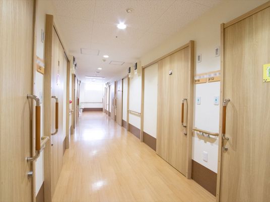 清潔感のある廊下