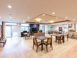 明るい共有スペース