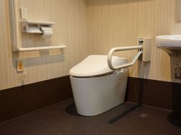 バリアフリーの洗面トイレ