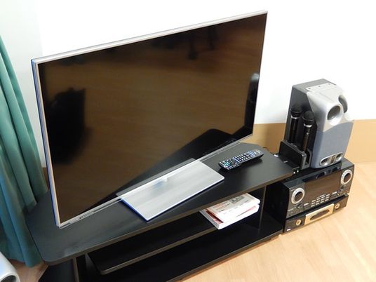 共用スペースのテレビ