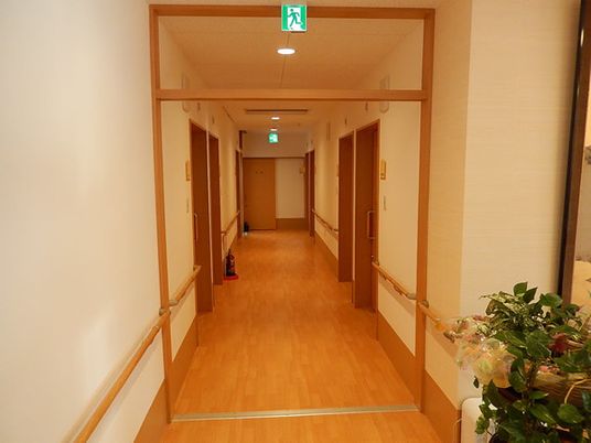 清潔な廊下の様子