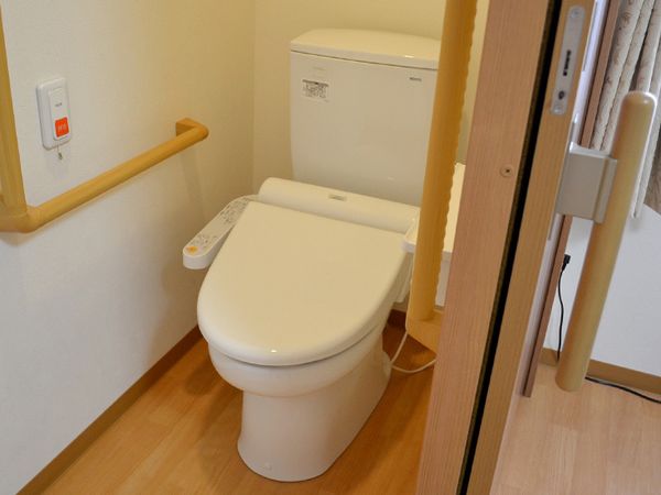 清潔なトイレ設備