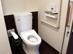 清潔なトイレ設備