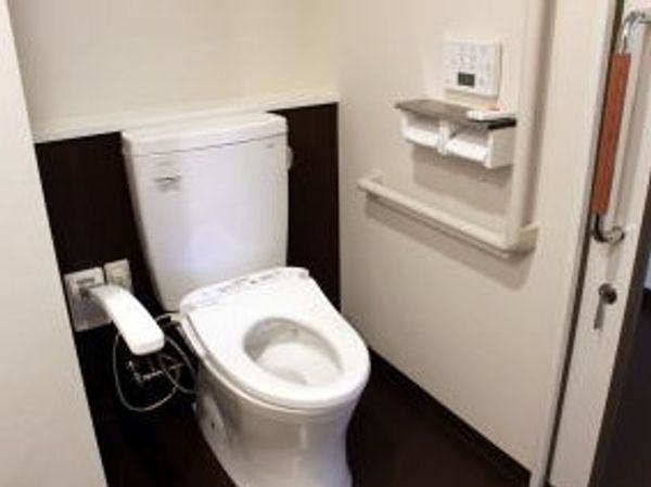 清潔なトイレ設備