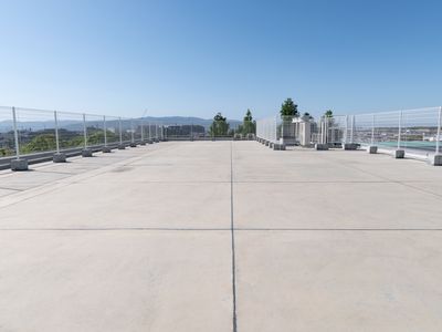 広々とした屋上テラス