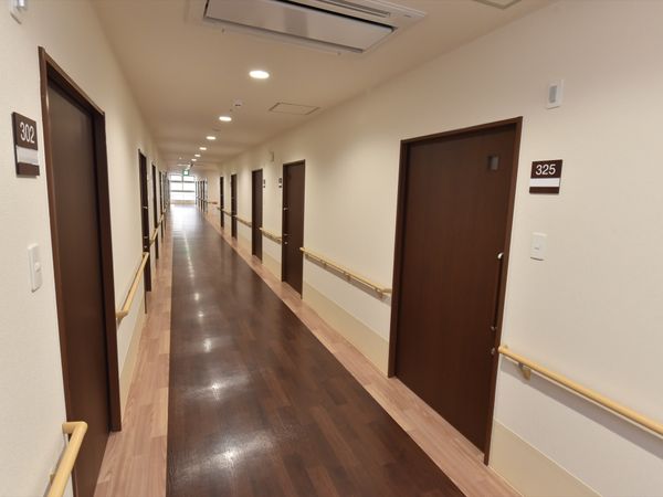 清潔な廊下の様子