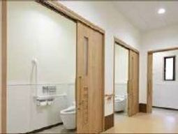 清潔なトイレスペース