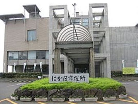 円形アーチのエントランス