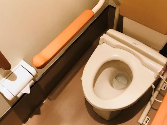バリアフリー対応のトイレ