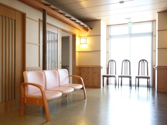和風の落ち着いた休憩室