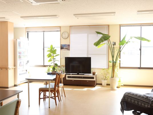 光溢れるリビングスペース