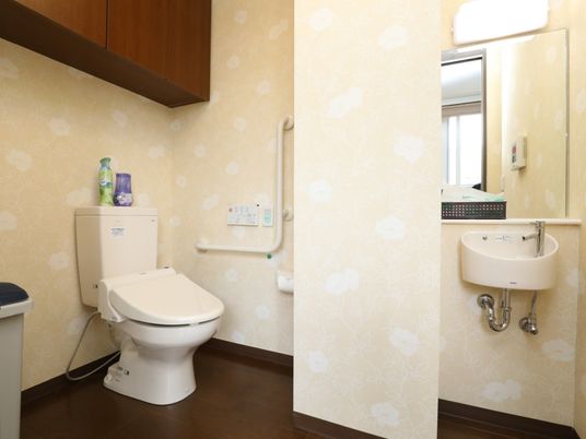 清潔な洗面トイレ空間