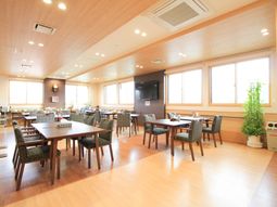 広々とした食堂