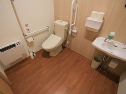 清潔なトイレの設備