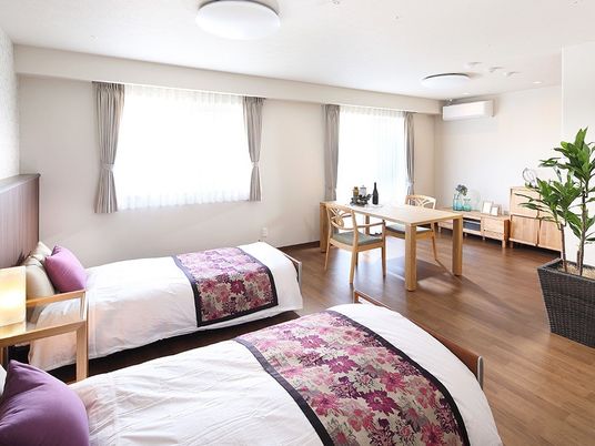 清潔感ある明るい居室