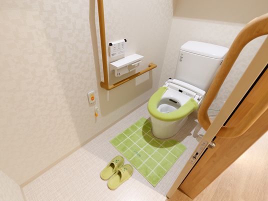 手すり付きトイレスペース