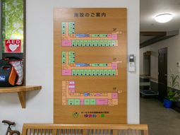 施設の案内板