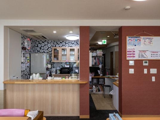 スタッフカウンターの風景