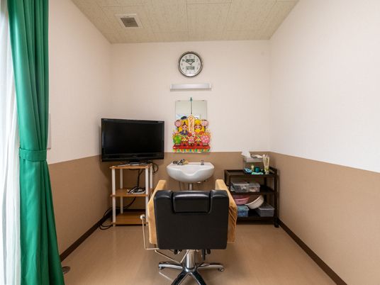 理美容室の一角