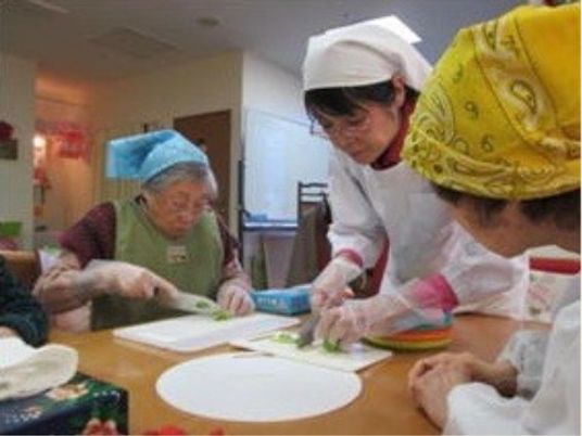 料理活動参加の利用者