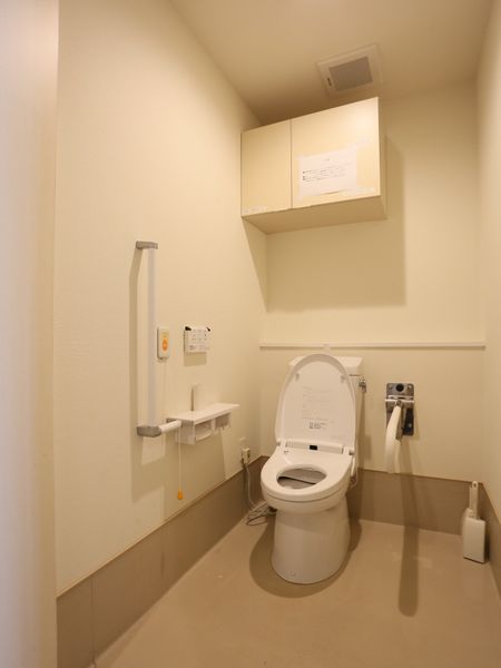 清潔なトイレ設備