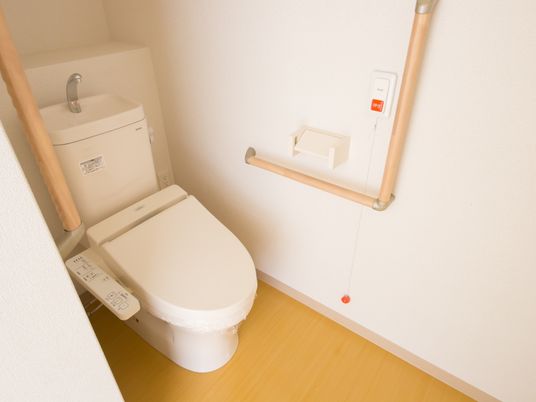 バリアフリーのトイレ設備