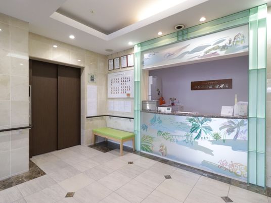 清潔感あるフロントエリア