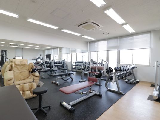明るいトレーニングルーム