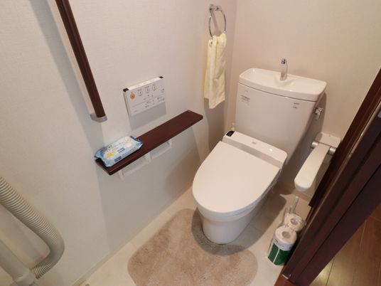 清潔なトイレの様子