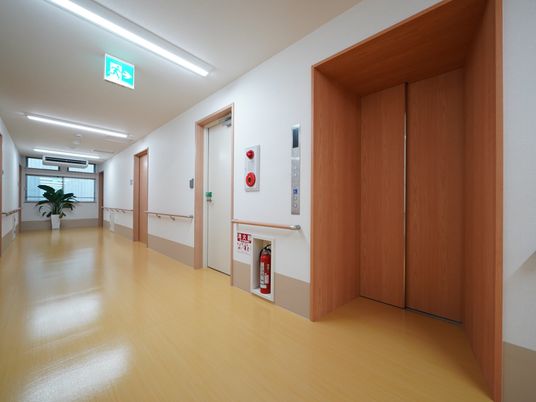 清潔な廊下の風景