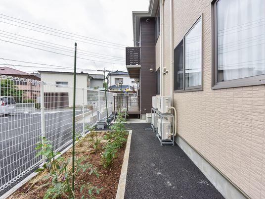 きれいな建物の外観