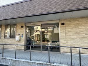 バリアフリーのエントランス