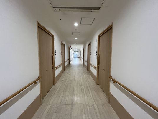 明るい廊下