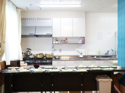 整えられた配膳スペース