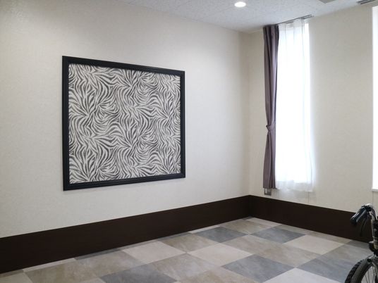 アートと廊下の一角